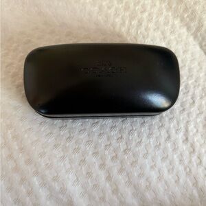 Coach Glossy Black Eyeglass Case